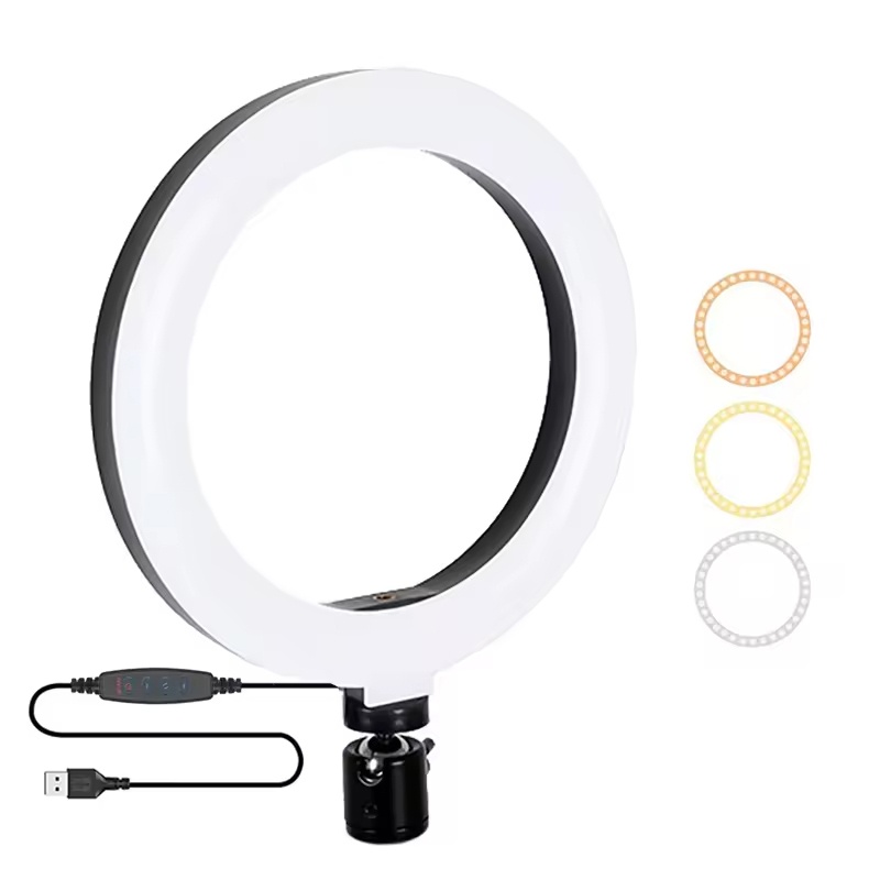 Photography Lighting Tent - 16/26/33 センチメートル自撮りリングライト写真撮影補助光 LED リングランプグローソフトアイプロテクション写真撮影ランプ用品ホームスタジオ