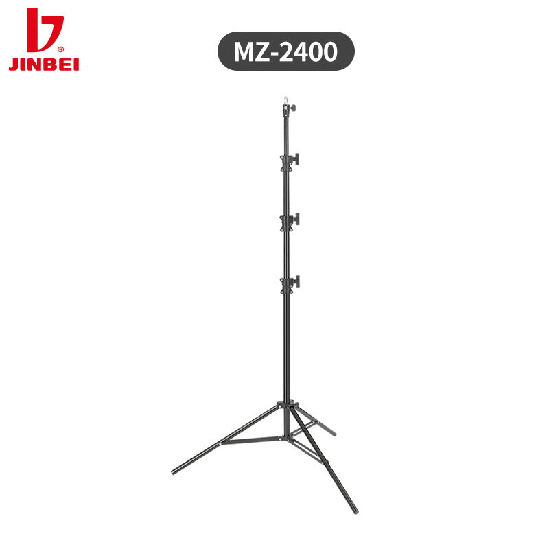 Photography With Lighting - JINBEI MZ-2400FP エアークッションアルミ製撮影用ライトスタンド プロ仕様三脚スタジオライトスタンド
