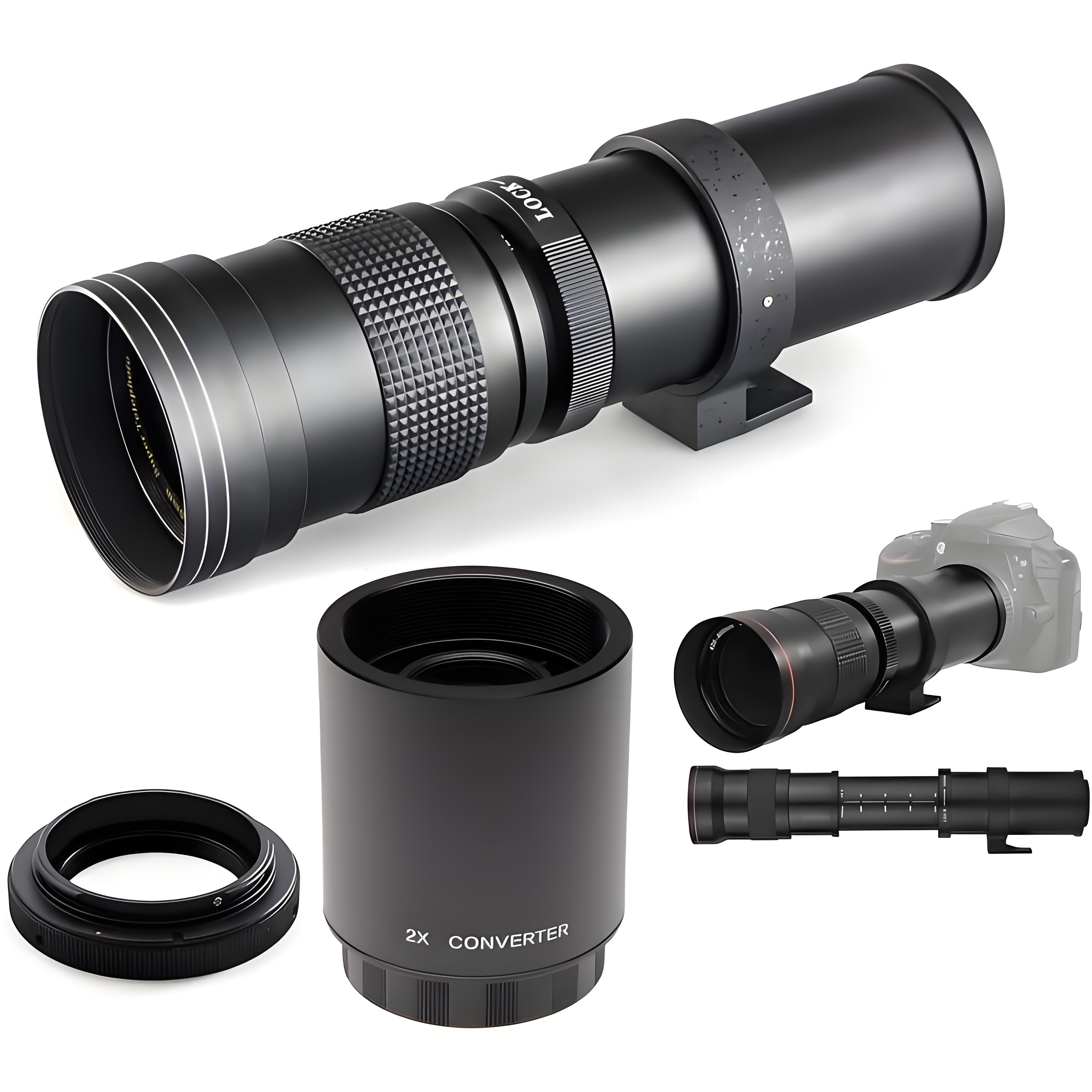 Macro Photography Lighting Kit - 420-1600mm F8.3 フルフレーム中望遠ズームレンズ キヤノンRF/EF/EF-S/EF-M 富士フイルムXF ニコンZ/F