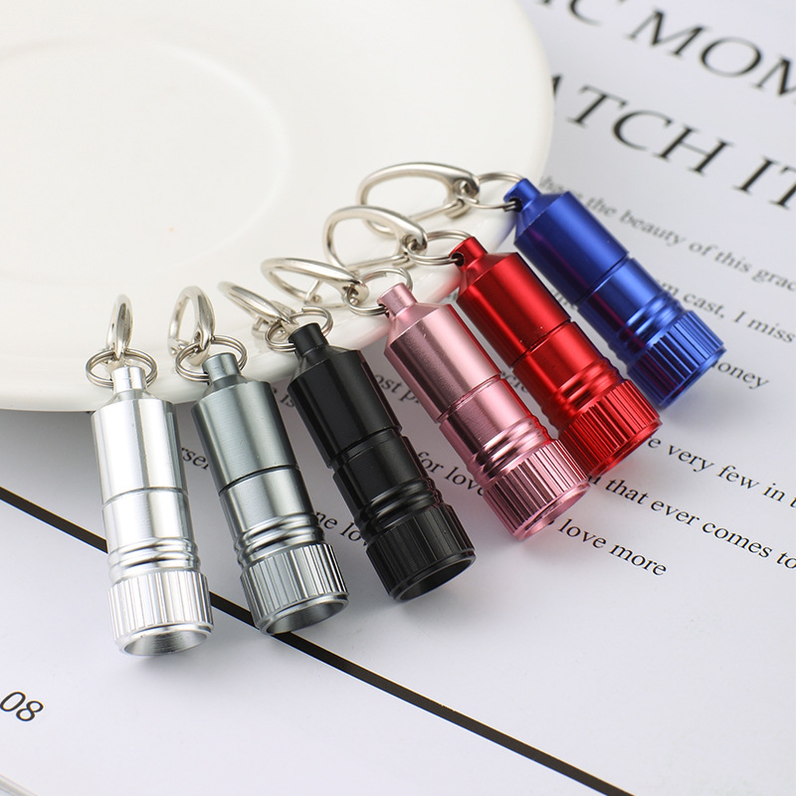 Led Ring Light 18 - ﻿ ミニ懐中電灯キーホルダーリング防水小型 LED 懐中電灯キーホルダーポータブルキーホルダーライトキャンプホリデーギフト用