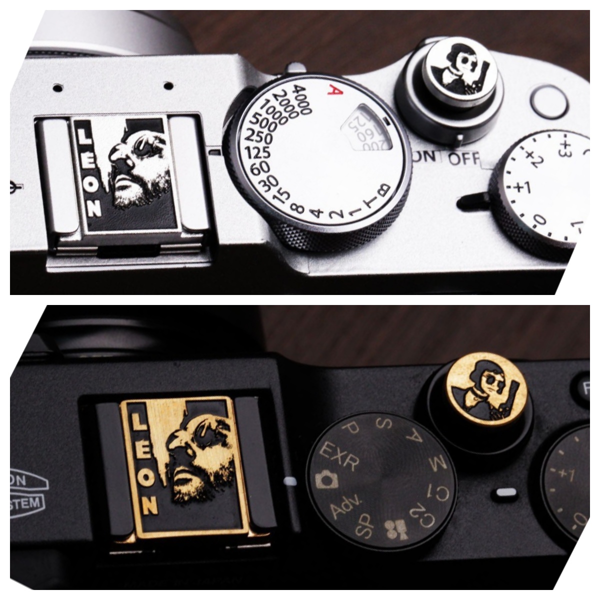 Fujifilm Camera X-T5 - カメラシャッターリリースボタンカメラホットシューカバー Lumix S9 Leica Q2 Q3