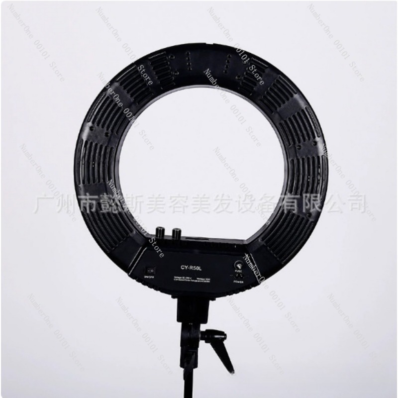 Led Ring Light 18 - ハイエンドCY-R50L LEDリングライト、3200-5500K調光可能なバイカラー写真撮影用、CY-18ビデオリングランプ