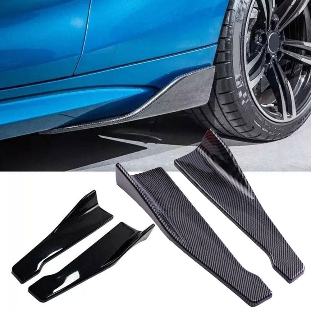 Diffusion Material Roll - ユニバーサルカーフロントリアバンパーストリップリップスポイラーディフューザースプリッタースクラッチプロテクター48CM長さアウディBMWホンダ用
