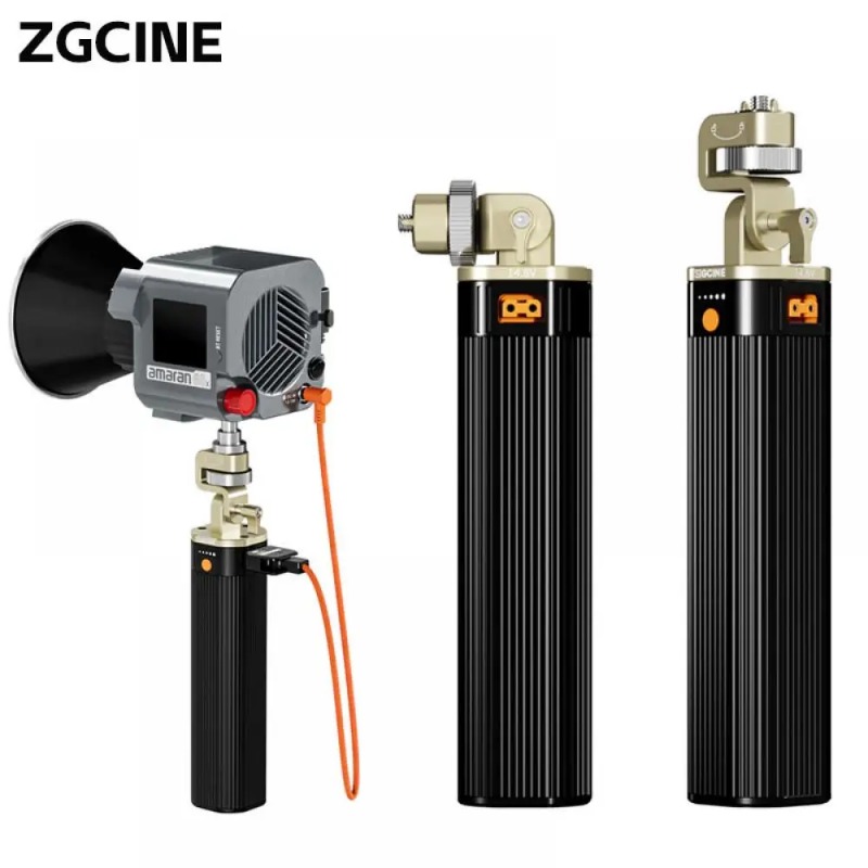 Photography Lighting Led - ZGCINE H90Pro 電源ハンドル D-TAP/PD 入力 D-TAP/USB-C