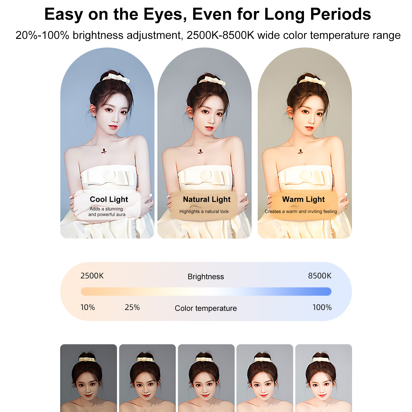 充電式携帯電話ライト、ハンドヘルドフォンスタビライザー（スマ - Quality Photography Lighting のレビューと価格
