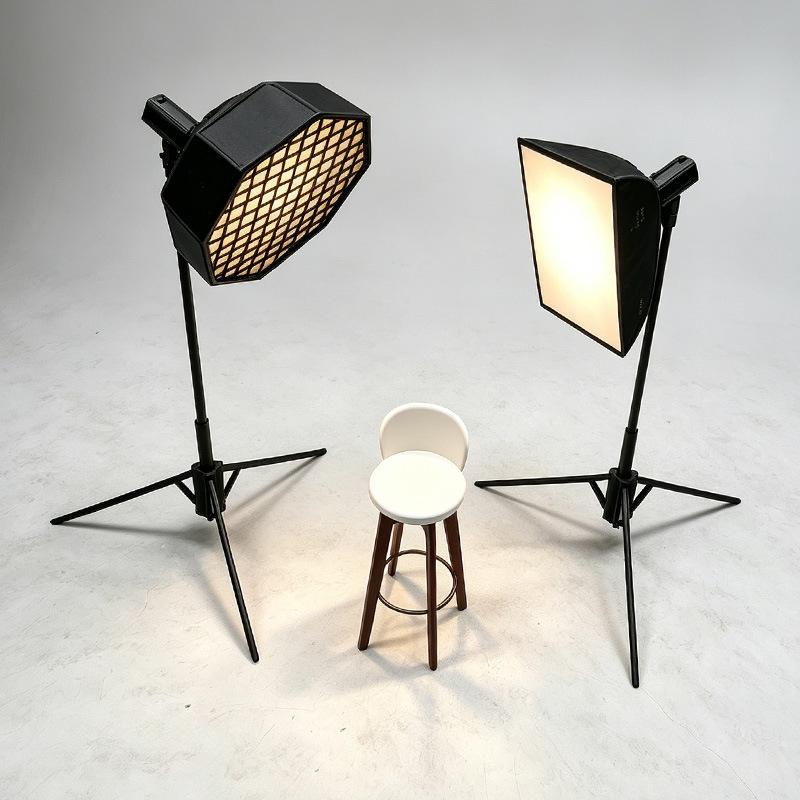 【BS】1/12ミニスタジオライトソフトボックスモデル三脚写 - Photography Lighting Layout のレビューと価格