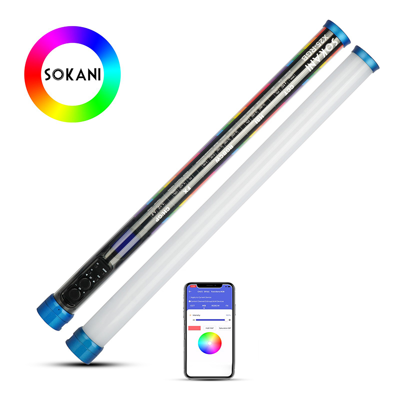 Sokani-RGB LEDビデオライトワンドスティック,バ - Photography Lightning のレビューと価格