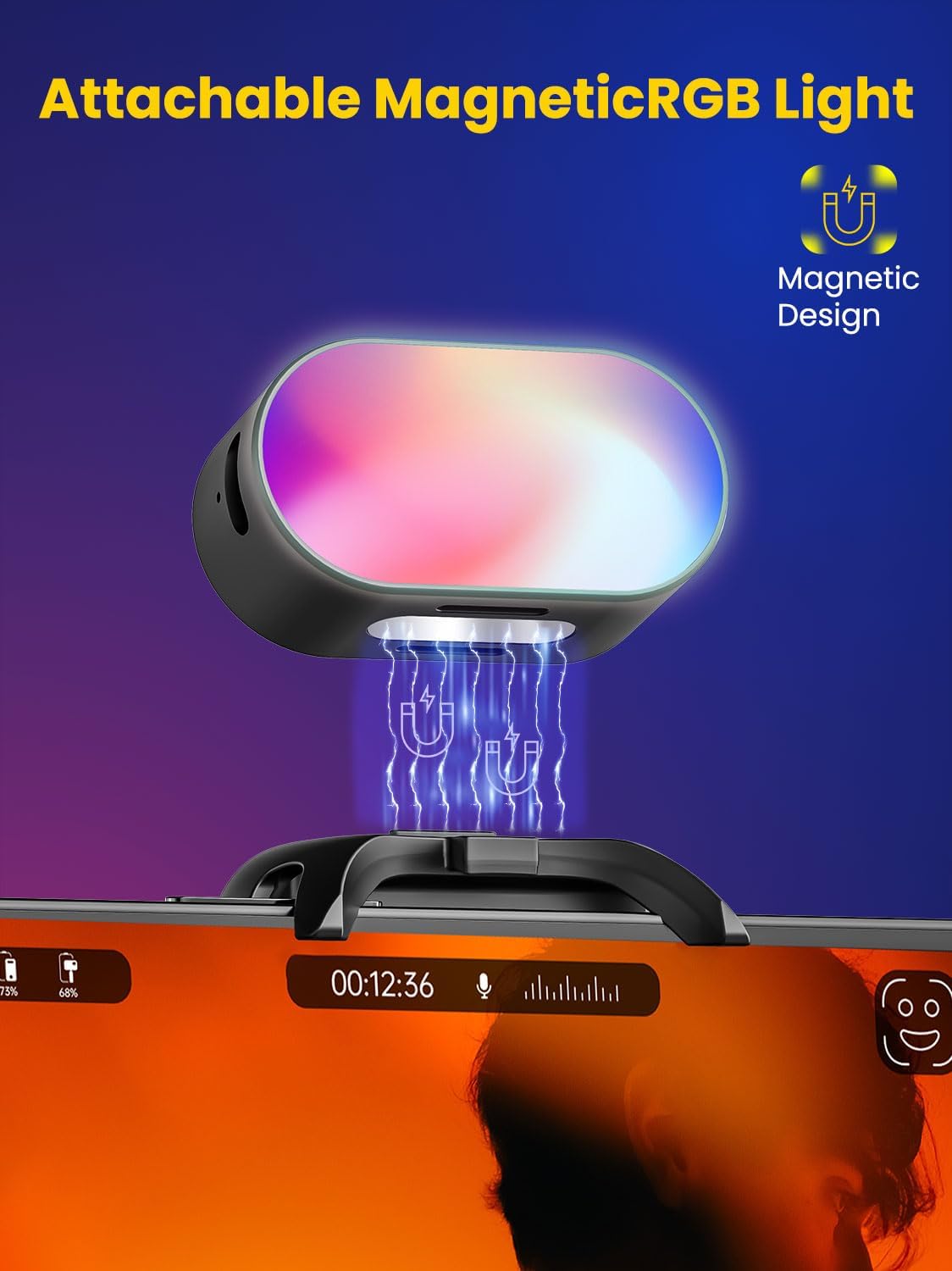 AOCHUAN ミニ RGB 磁気補助光 3 ストップ輝度  - Quality Photography Lighting のレビューと価格