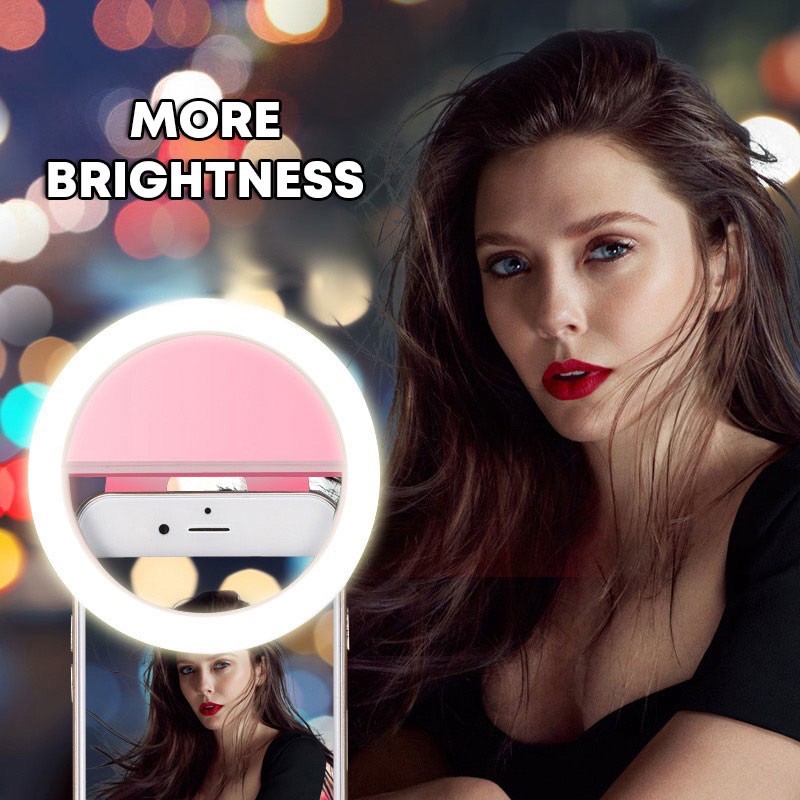 LEDセルフィーリングライト,3レベル調整モード,USB充電 - Photography Lighting Effects のレビューと価格