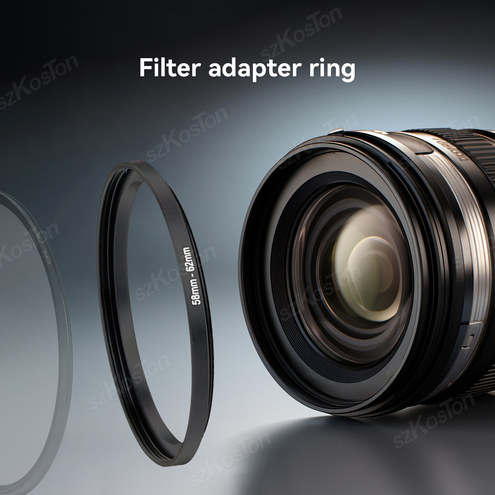 18 個カメラレンズフィルターステップアップ & ダウンリン - Macro Photography Lighting Kit のレビューと価格