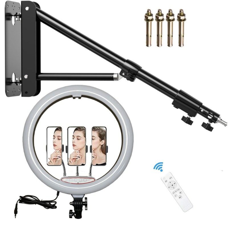 リングライト 18インチ LED 壁掛けリングライト - Led Ring Light 18 のレビューと価格