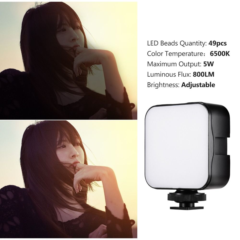 携帯電話用5W写真撮影LEDビデオライト、DSLRカメラ用調 - Photography Loop Lighting のレビューと価格
