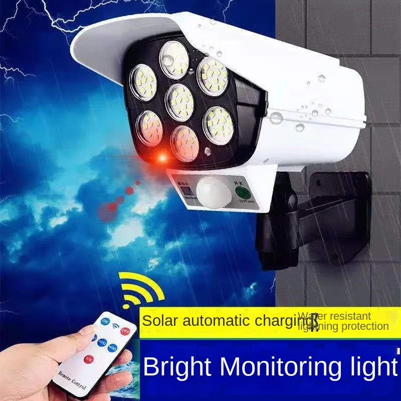 屋外ソーラーライトモーションセンサーセキュリティダミーカメラ - Photography Lighting Effects のレビューと価格