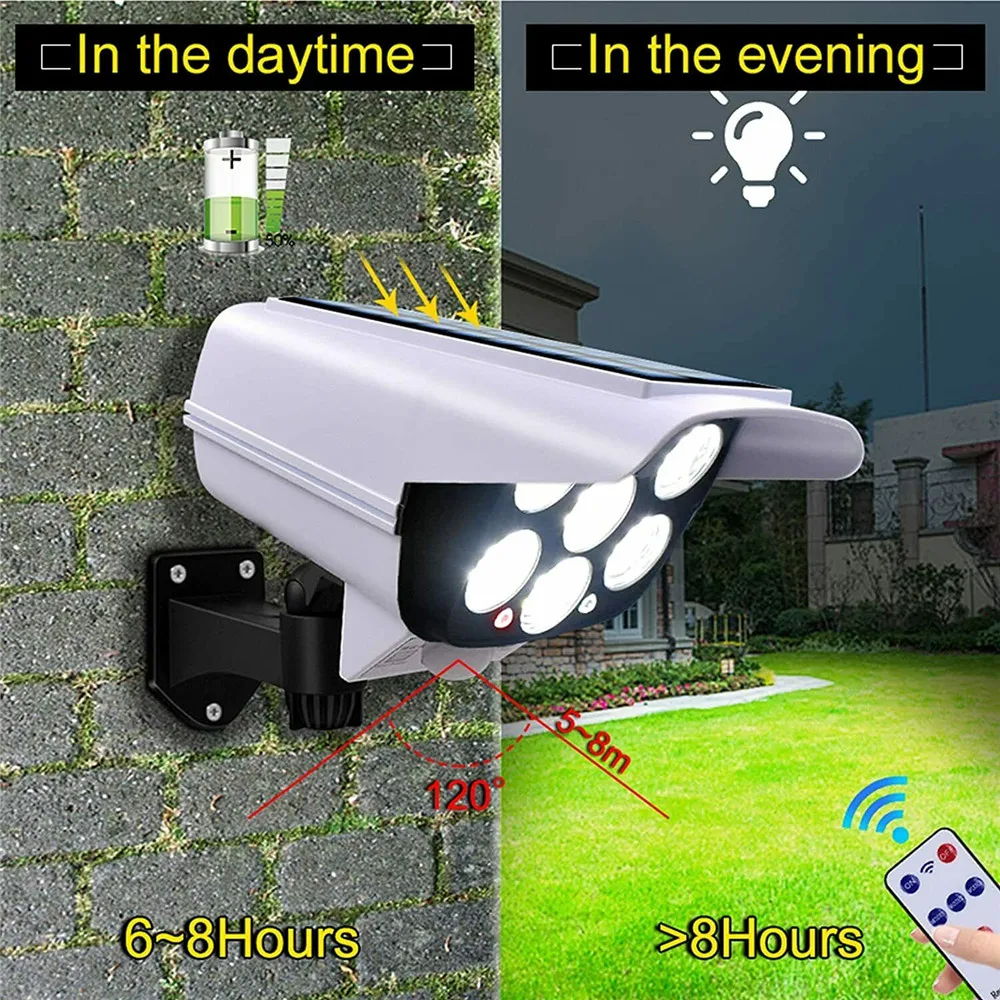 屋外ソーラーライトモーションセンサーセキュリティダミーカメラ - Photography Lighting Effects のレビューと価格