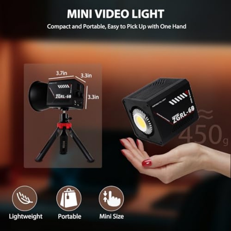 60W COB LED ビデオライト ハンドヘルド ポータブ - Photography Lighting Led のレビューと価格