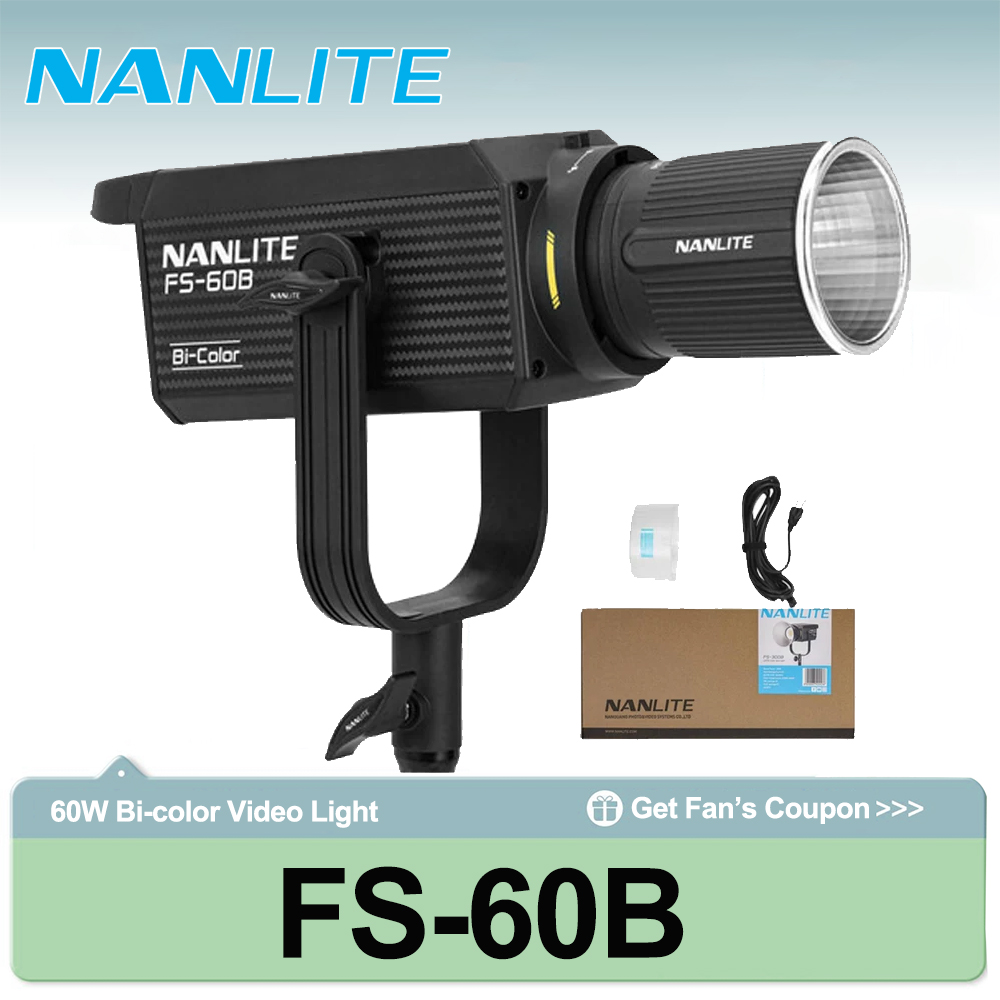 Nanlite FS-60B 70W バイカラースポットライ - Photography Lighting Outdoor のレビューと価格