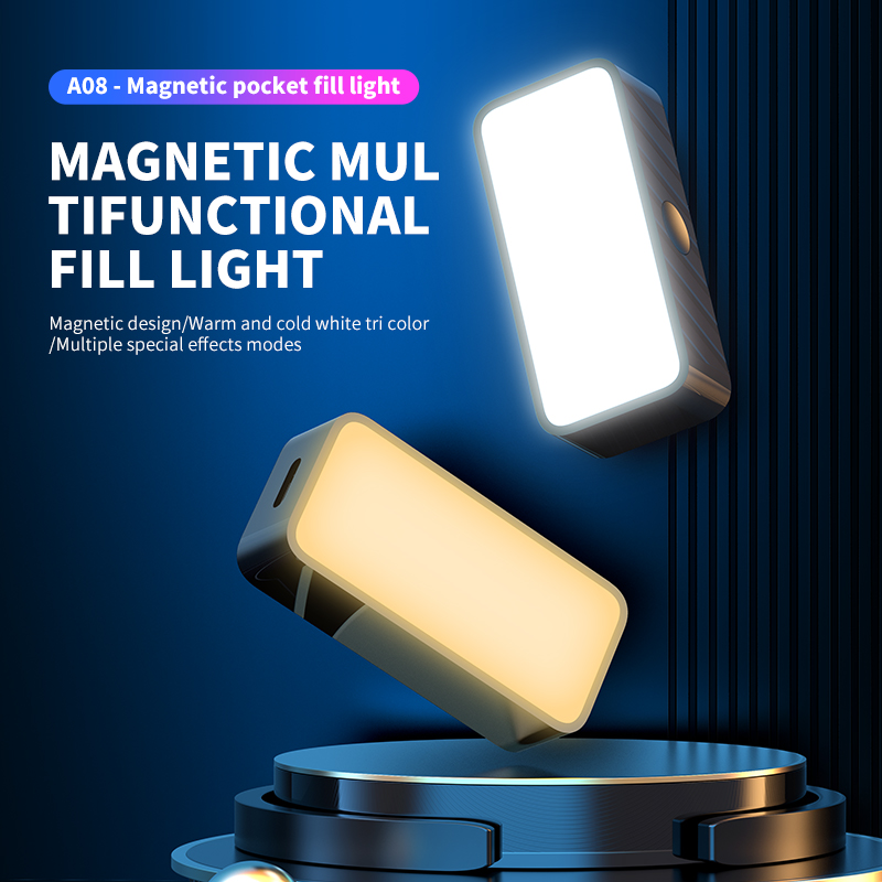 磁気ポータブルミニ Selfie フィルライト調整可能な照明 - Photography Lighting Effects のレビューと価格