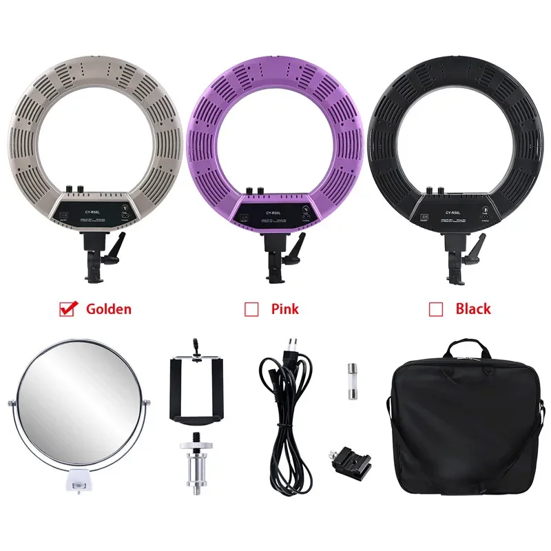 18インチ 55W 480 LED調整可能リングライト 55 - Led Ring Light 18 のレビューと価格
