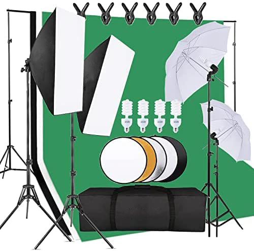 費用対効果の高い写真スタジオ機材セットには、背景スタンド、リ - Photography Lighting And Backdrop Kits のレビューと価格