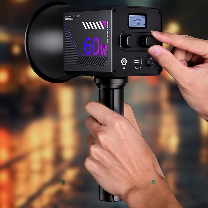 60W RGBビデオライト ポータブルLED撮影スタジオライ - Photography Lightning のレビューと価格