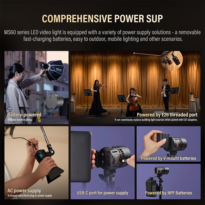 ゴドックス RS60Bi RS60R 60W LED モノラ - Photography Lighting Outdoor のレビューと価格