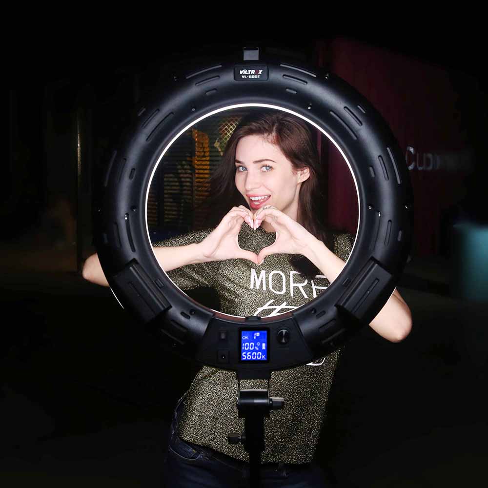 Viltrox VL-600T 45W 18インチLEDリン - Led Ring Light 18 のレビューと価格