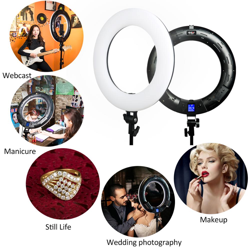 Viltrox VL-600T 45W 18インチLEDリン - Led Ring Light 18 のレビューと価格