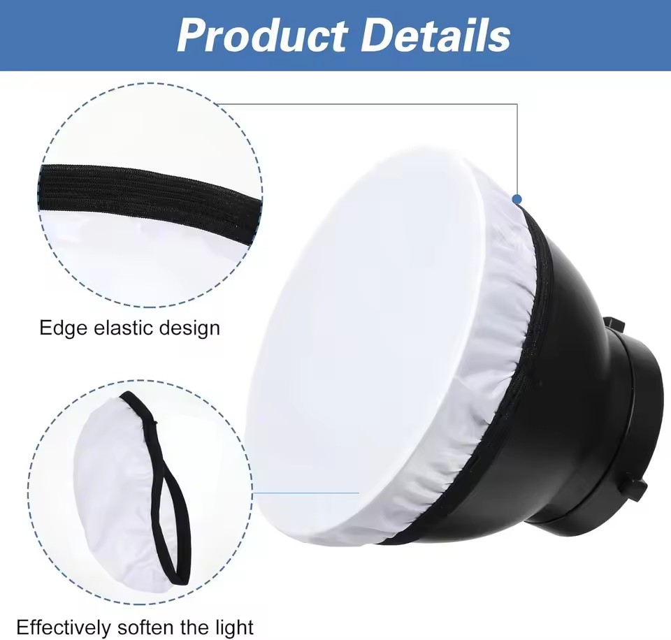 1/3/5/10 個 7 インチ写真撮影ライトソフトディフュ - Macro Photography Lighting Kit のレビューと価格