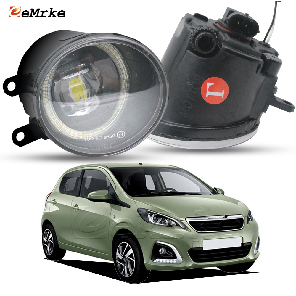 プジョー108 2014 2015 2016 2017 '1 - Led Ring Light 18 のレビューと価格