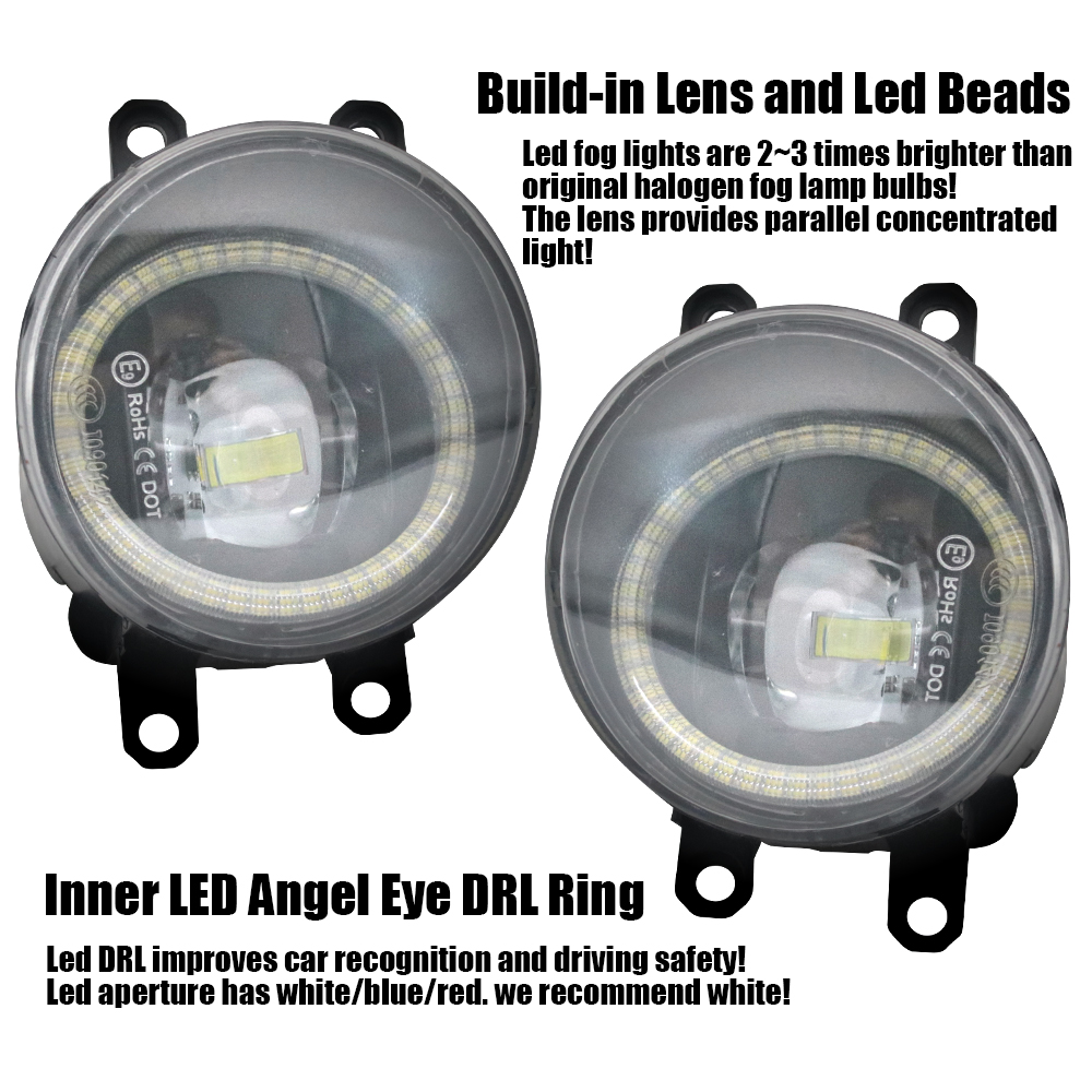 プジョー108 2014 2015 2016 2017 '1 - Led Ring Light 18 のレビューと価格
