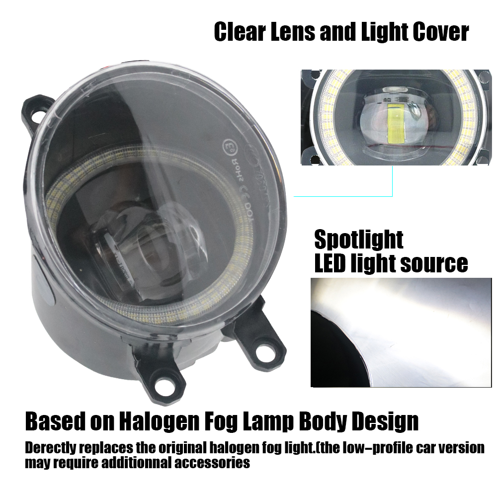 プジョー108 2014 2015 2016 2017 '1 - Led Ring Light 18 のレビューと価格