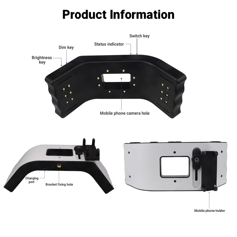 JUMTOP歯科撮影ライトLED口腔充填ランプ（治療用比色写 - Photography Lighting Led のレビューと価格