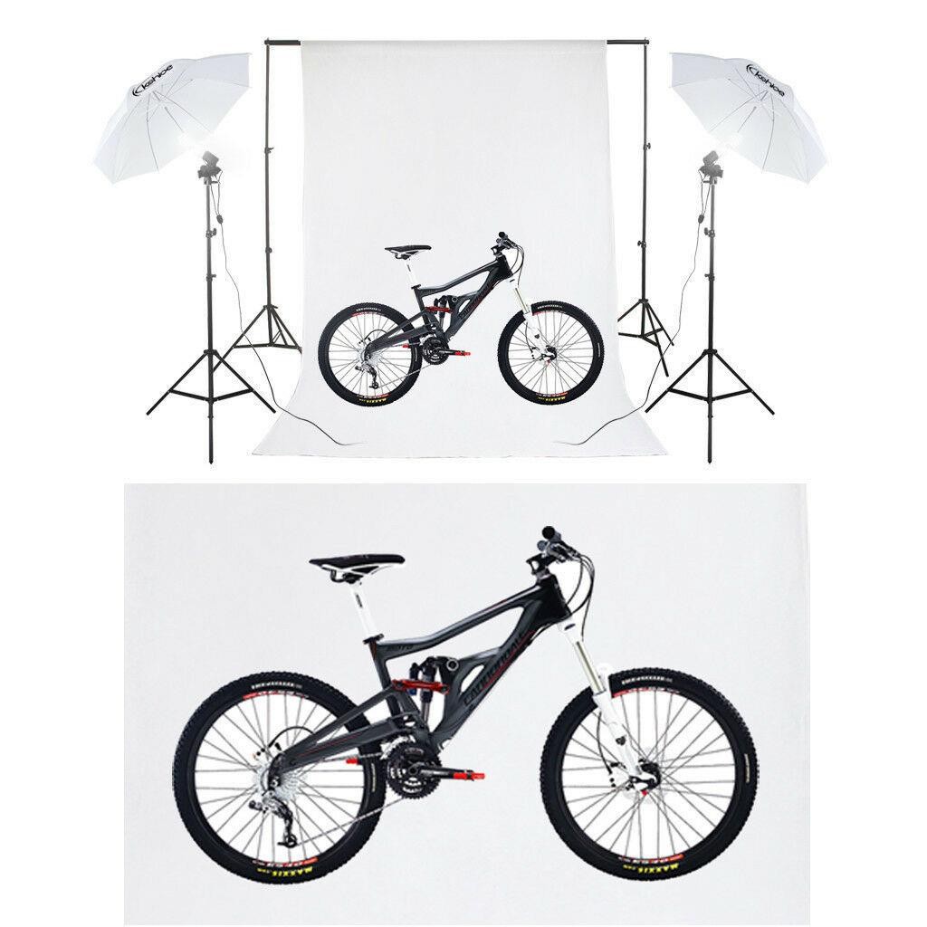 写真スタジオ撮影照明キット、傘、ソフトライトボックス、背景ス - Photography Lighting And Backdrop Kits のレビューと価格