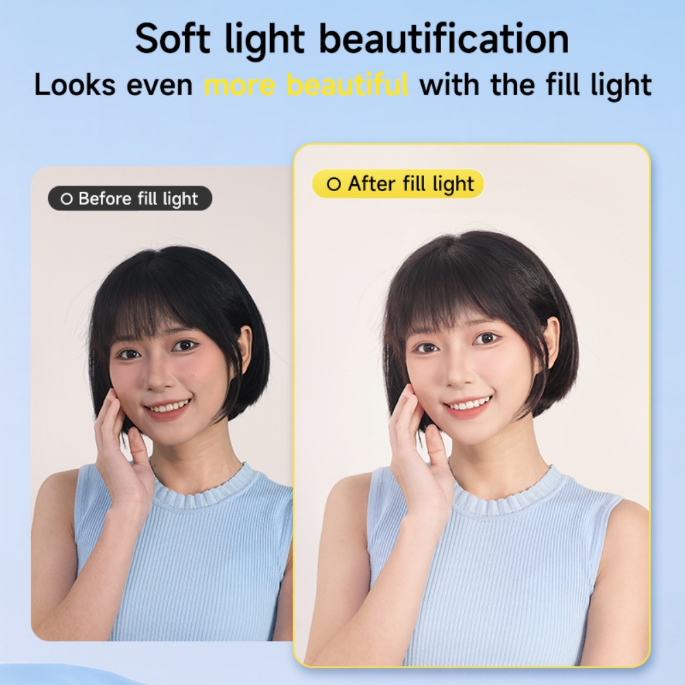 D7 ポータブルマカロンカラー携帯電話ライト写真とビデオスプ - Quality Photography Lighting のレビューと価格